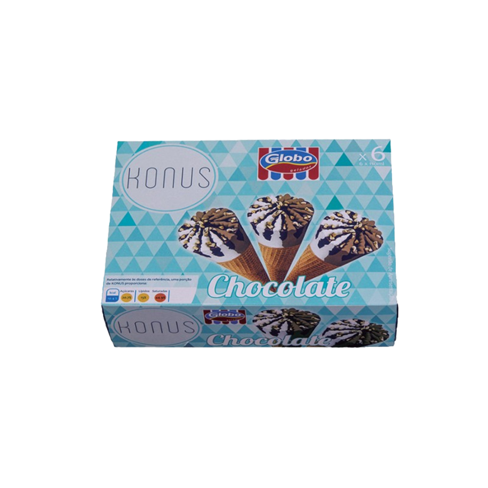Gelado Konus 6 Unidades