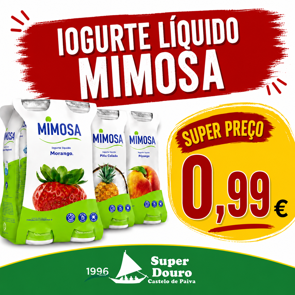 Iogurte Liquido Frutos Tropicais